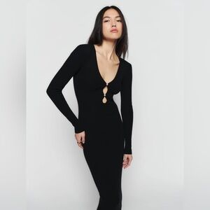 Reformation Parini cashmere dress